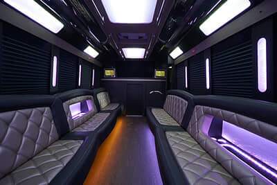 inside of party bus