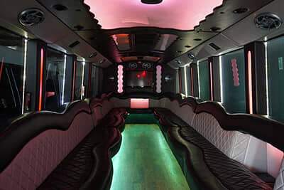spacious party bus