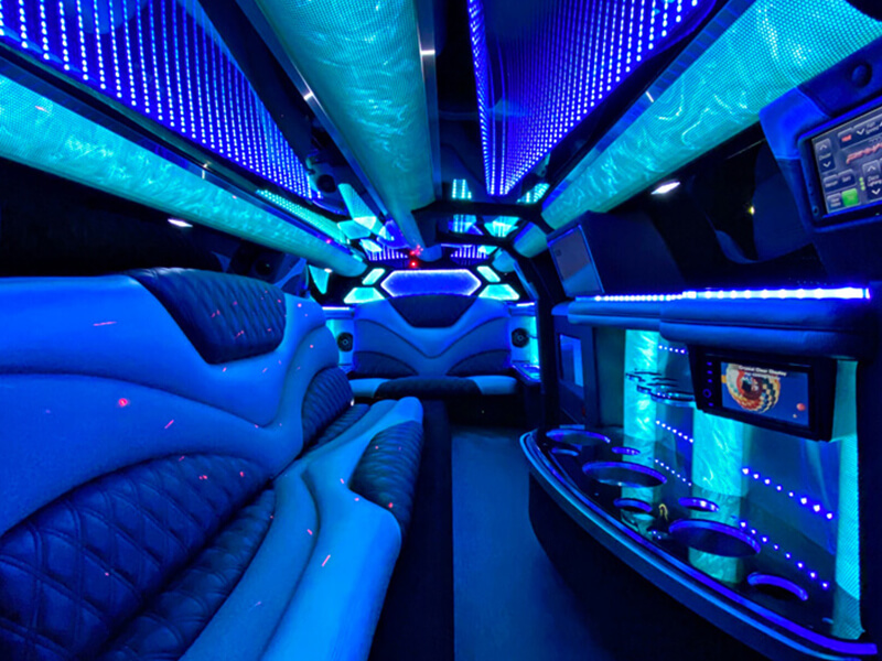 inside a limo service saginaw