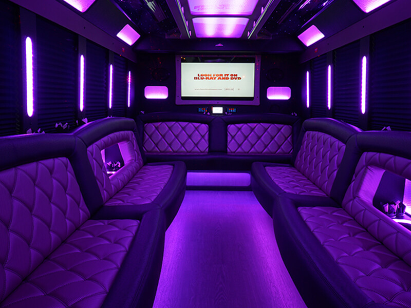 inside party bus service